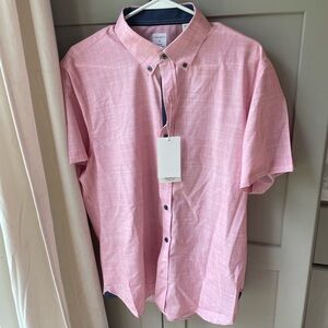 Men's Pink Button-Down Shirt